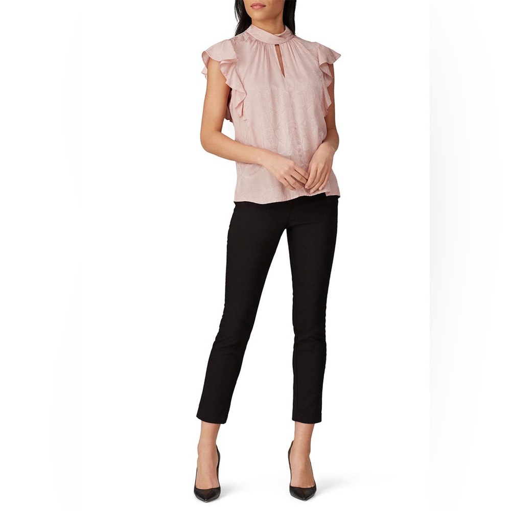 Rebecca Taylor NYC Sleeveless Silk Snake Print Top, Medium Excellent Condition